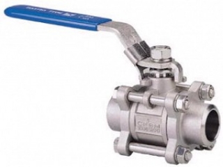 3-Piece Butt Weld End Ball Valve, Floating