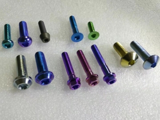 Titanium bolts, nuts