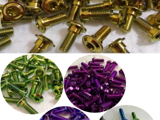 titanium bolts, nuts