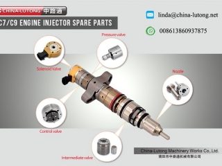 caterpillar c9 spare parts for cat c9 fuel injector