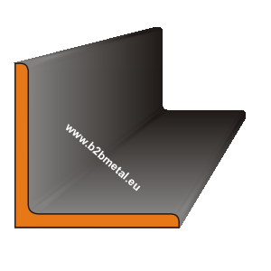 Steel equal angles, L profile