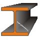 HEB beams, European standard wide flange H beams, dimensions, specifications. HE B beams in accordance with former standard Euronorm 53-62